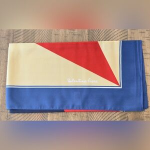Valentina Fiore Vintage Scarf|Blue Beige Red|25x25|
Polyester EUC Worn Once